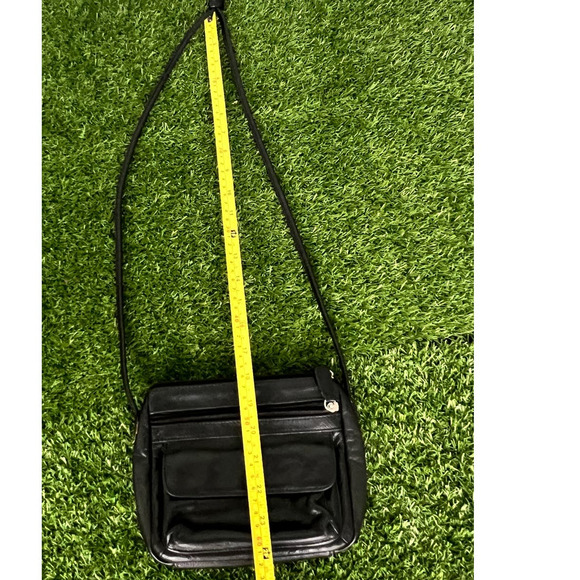 Vintage Fossil Black Genuine Leather Small Shoulder Purse - Picture 3 of 12